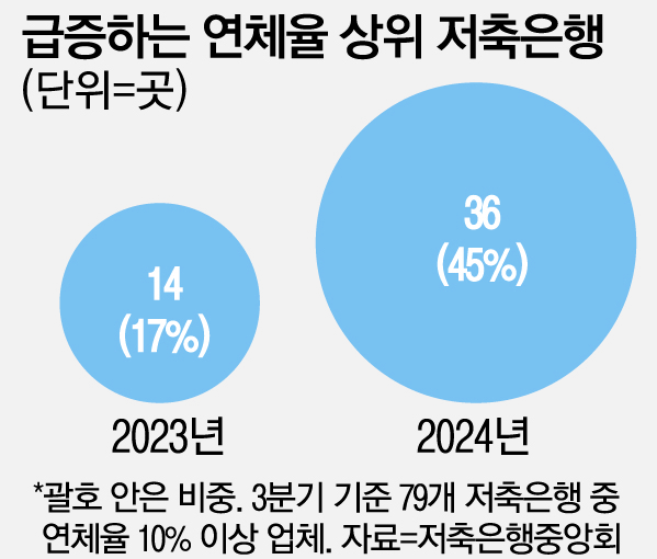 흔들리는 서민금융 저축은행 두곳 중 한 곳 연체율 껑충 뛰었다는데